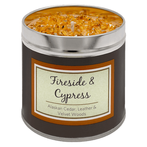 Tin Candle - Fireside & Cypress
