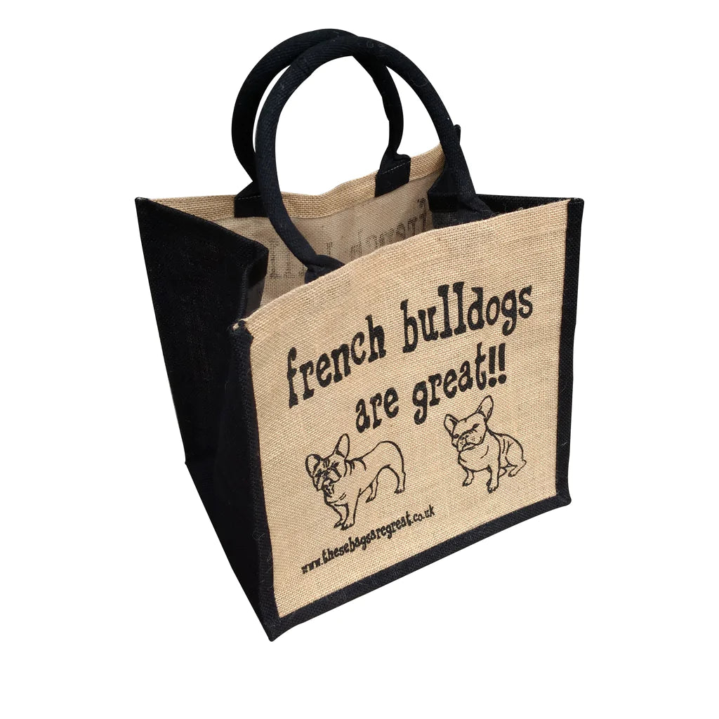 Jute Shopper - French Bulldogs are Great