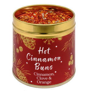 Tin Candle - Christmas Elegance - Hot Cinnamon Buns