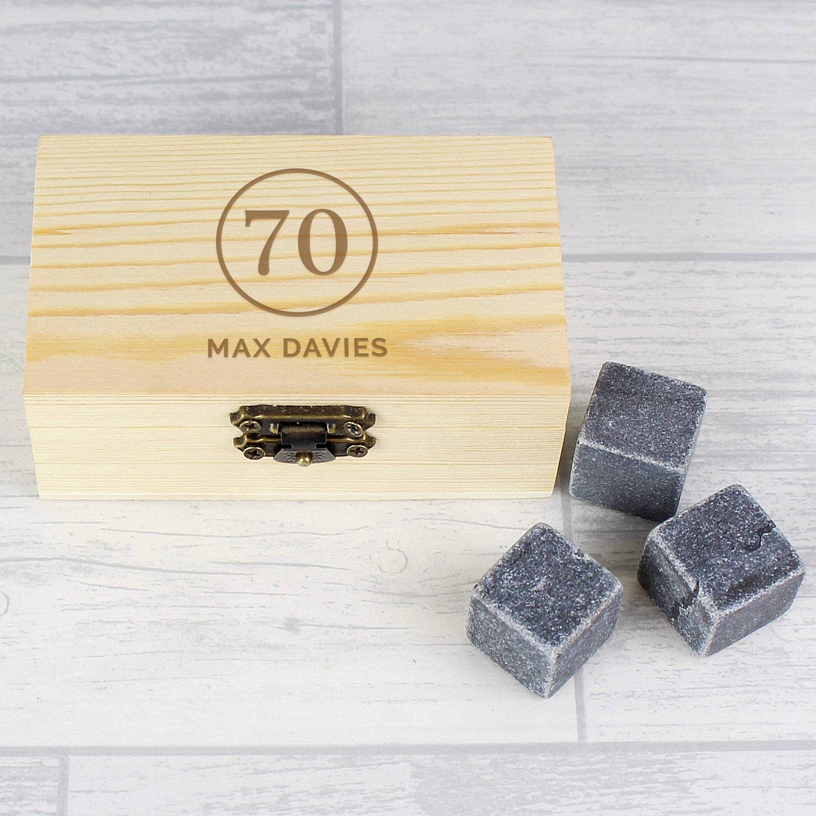 Personalised Whisky Stones Set