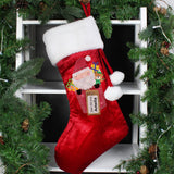This personalised Christmas tree stocking is perfect for all those little stocking fillers, and looks super luxurious too. Beautiful Christmas decoration which can be stored to use year after year.  This pretty stocking can be personalised with a name up to 12 characters long. All text is case sensitive and will appear as entered, 'Just for you' is fixed text.