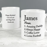 Personalised Definition Mug