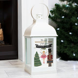 This beautiful personalised lantern will add to the magical festivities for you or your loved ones this Christmas. The battery-powered lantern has a realistic flickering warm orange flame effect, adding an ambient touch to any room. Hang this lantern around the home with the attached hanging hoop.   Personalise the lantern with 1 line of text up to 25 characters.  Requires x3 AAA batteries.