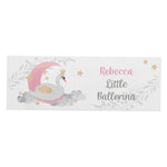 Adorable personalised swan lake wooden block decoration, a fabulous addition to a little girls room.  This sign can be personalised with 3 lines of 20 characters. Please refrain from using block capitals as this may make the personalisation hard to read.