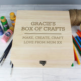 Quirky wooden keepsake box to keep clutter at bay or store those special keepsakes featuring a metal clasp and hinges.  The box can be personalised with 2 lines of text with up to 15 characters per line (above the line) and 2 lines of text with up to 25 characters per line (below the line).