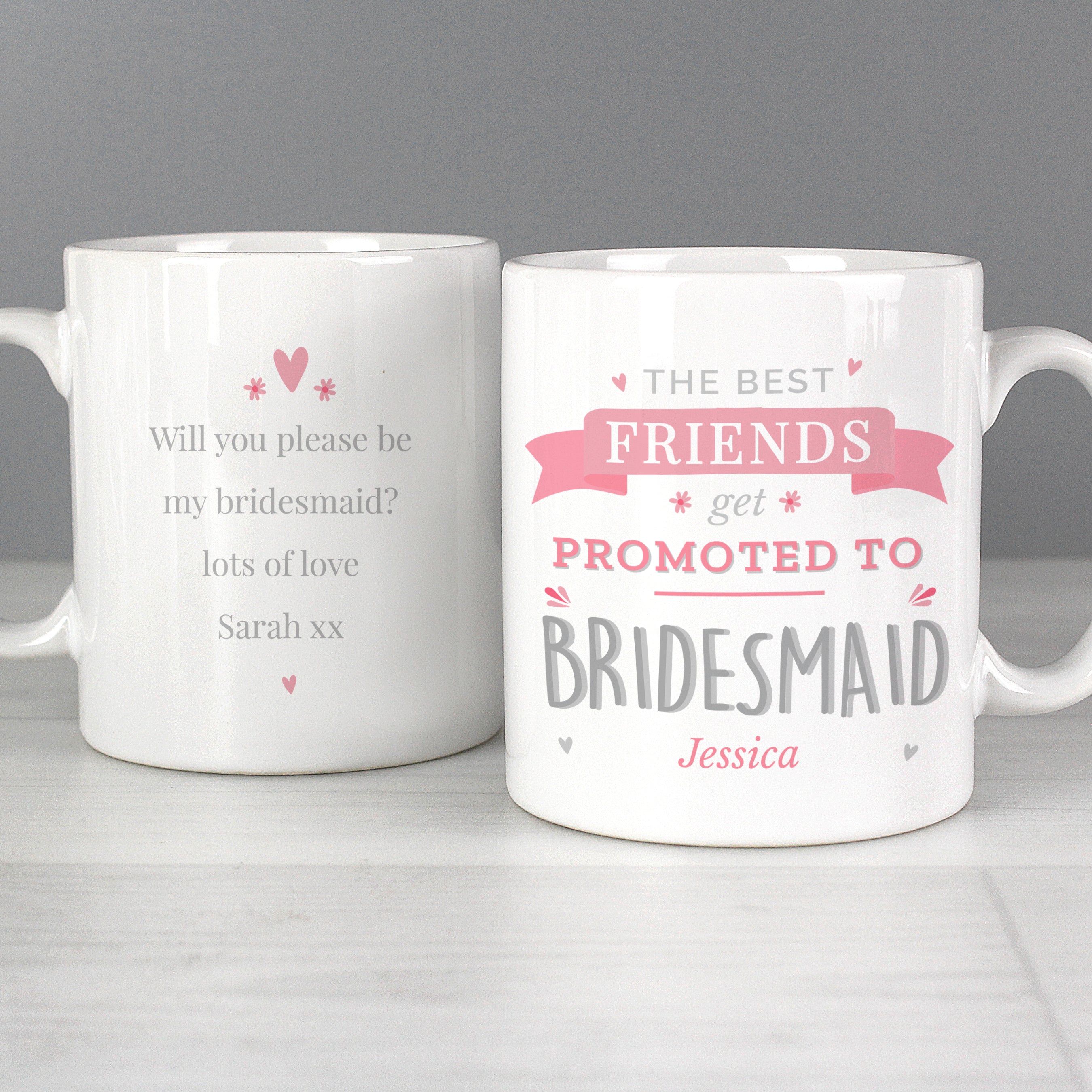 Personalised Bridesmaid Mug