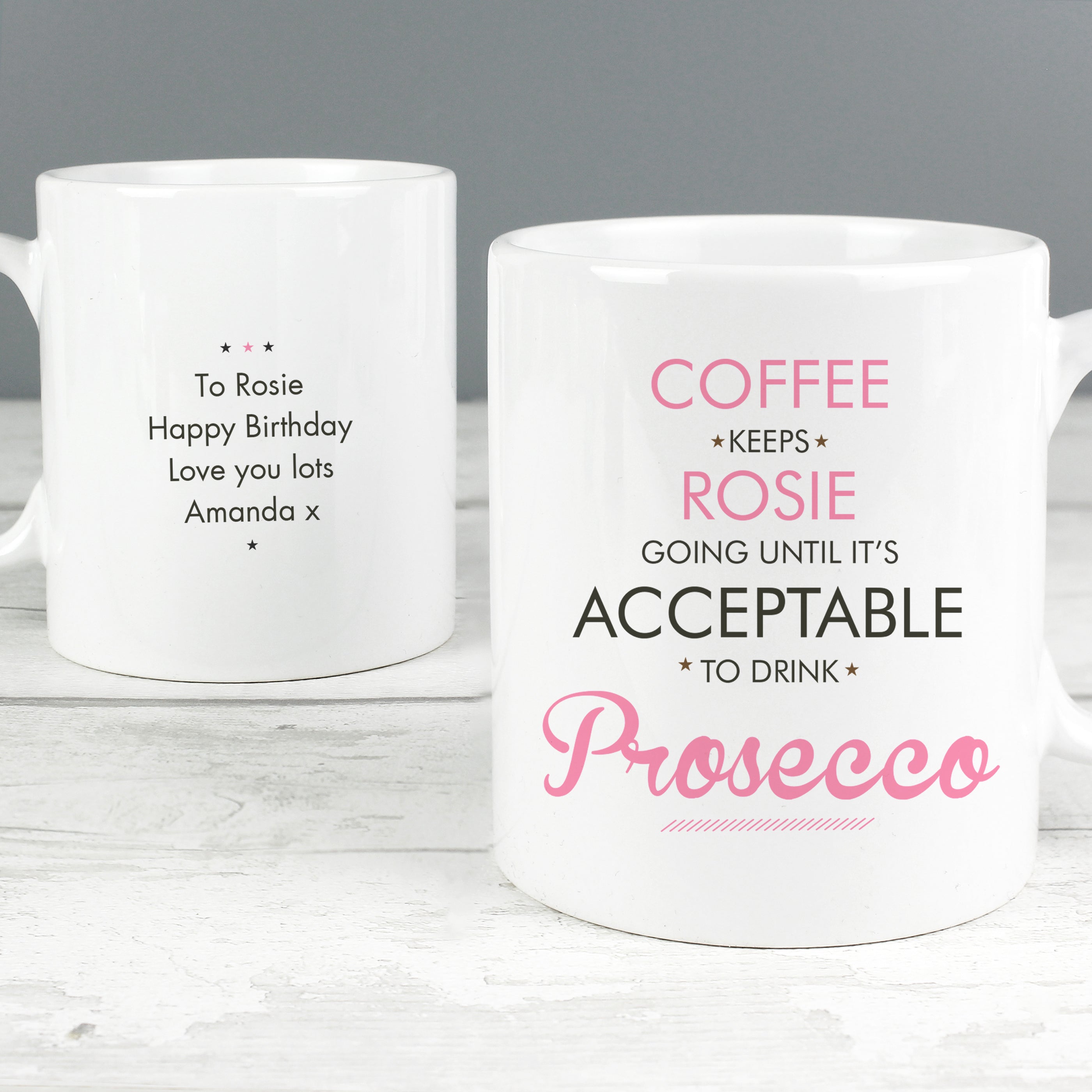 Personalised Mug - Acceptable to Drink