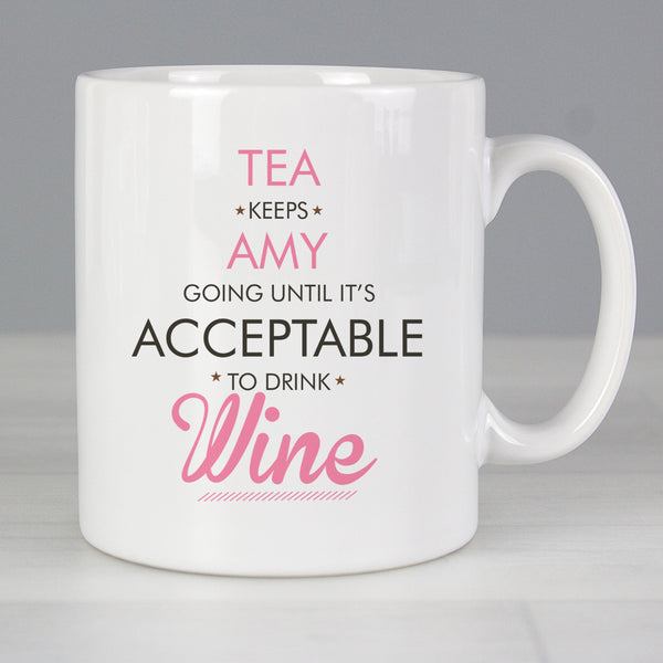 Personalised Mug - Acceptable to Drink