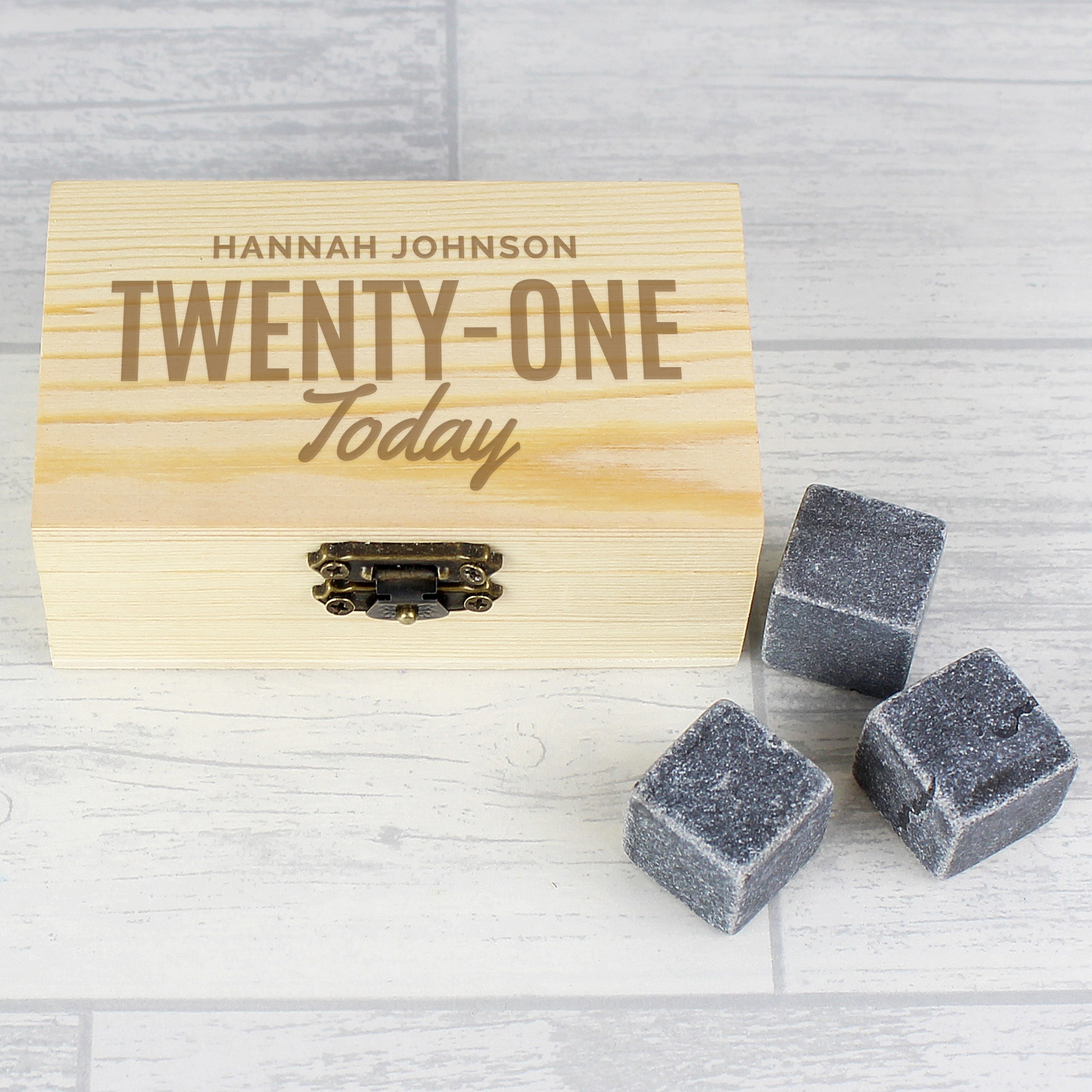 Personalised Whisky Stones Set 