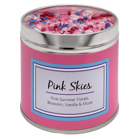 Tin Candle - Pink Skies