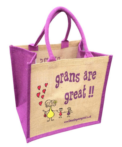 Jute Shopper - Grans are Great 