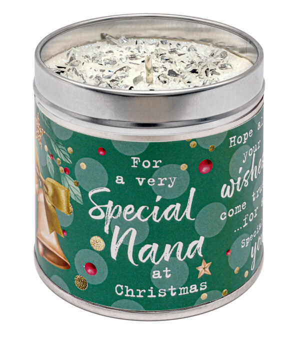 Tin Candle - Christmas - Nana
