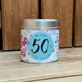 Tin Candle - 50th Birthday