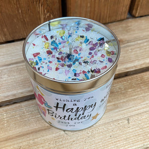 Tin Candle - Happy Birthday
