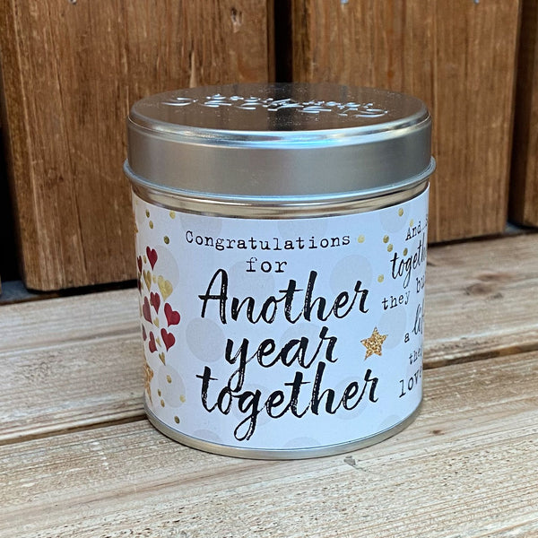 Tin Candle - Anniversary - Another Year Together