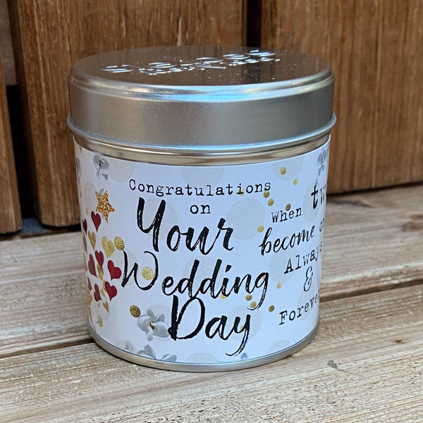 Tin Candle - Wedding Day