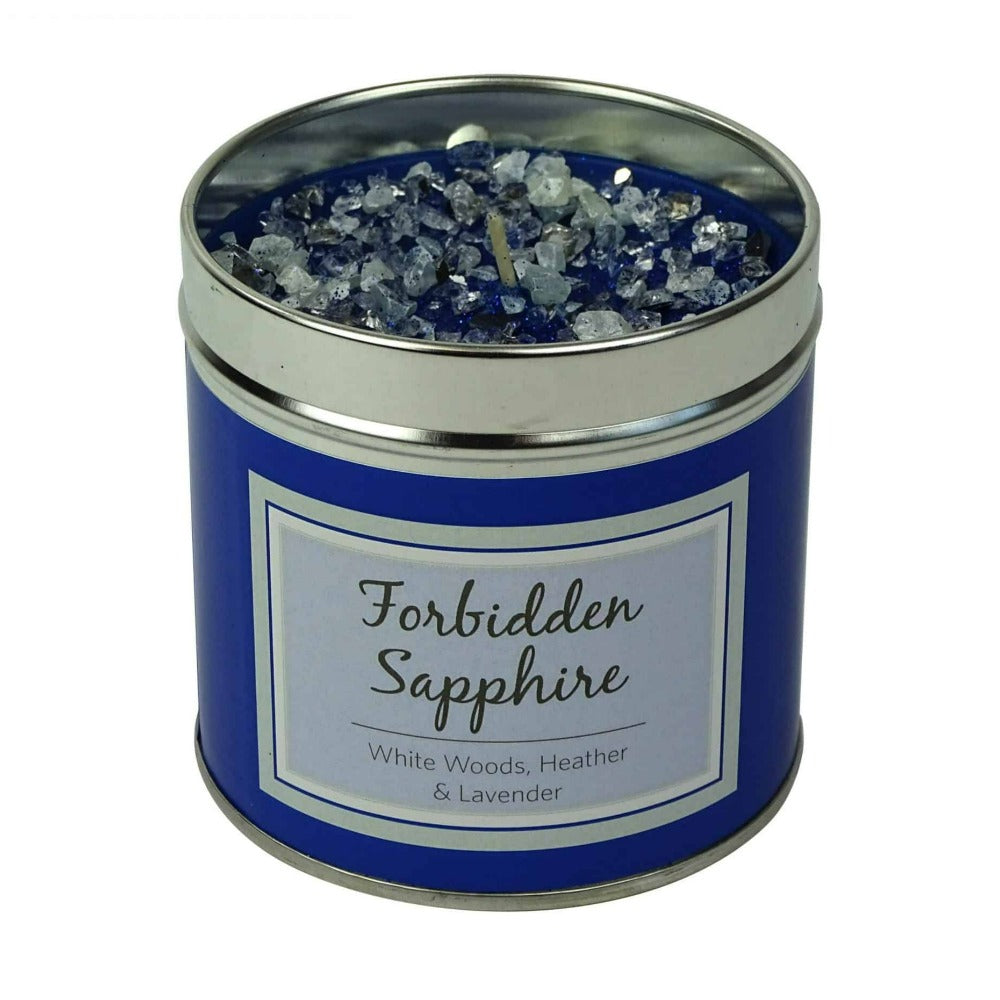Tin candle with added sparkles - forbidden secrets