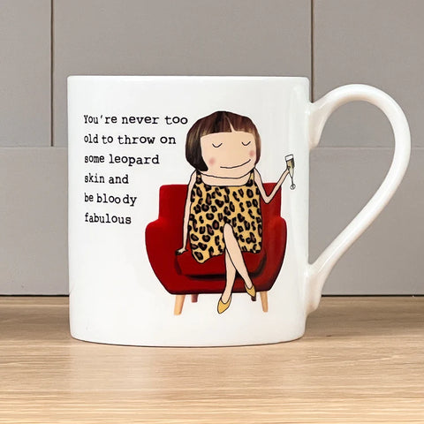 Rosie Made a Thing Mug - Leopard Print